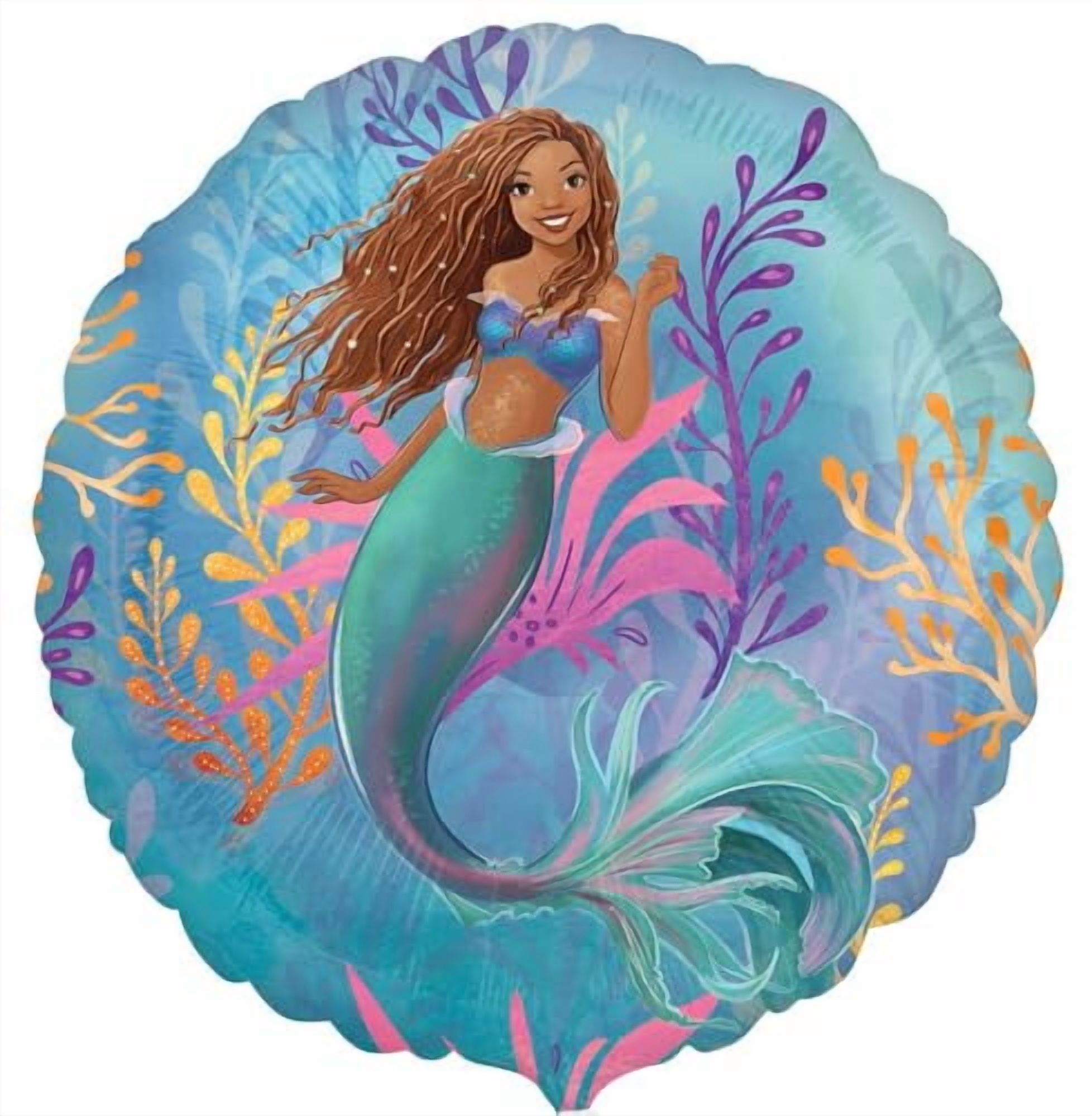Little Mermaid Birthday Party Supplies Princess Ariel Live Action Balloon Bouquet Decorations