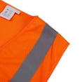 thumbnail image 3 of 3C Products ANSI/ISEA 107-2015 Class 2 Light Weight Safety Orange Cool Mesh Safety Vest w/ Zipper Closure & 2 Inside Pockets - SV1400-4XL, 3 of 7
