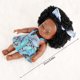 thumbnail image 5 of Muyoka Muñecas negras de 25 cm, muñeca de piel negra africana, juguete de simulación de silicona, muñeca negra de juguete con ropa y horquilla, muñeca negra realista para niña, juguete para regalo Muyoka Hogar, 5 of 7