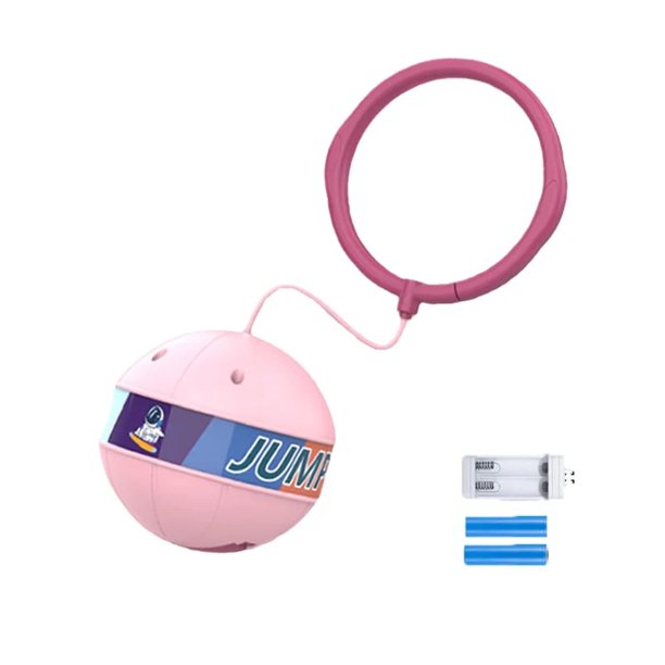 Pelota saltarina luminosa Jieluotekeji, pelota deportiva de swing, aro de salto intermitente, pelota saltarina luminosa, juguete para saltar los tobillos con pelota saltarina, juguete deportivo,