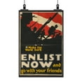 thumbnail image 2 of Print: Make The World Safe--Enlist Now And Go With Your Friends, 1917, 2 of 4