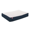 thumbnail image 2 of Majestic Pet Poly/Cotton & Sherpa Orthopedic Double Dog Bed Blue Medium 24" x 34" x 5", 2 of 7