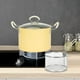 thumbnail image 1 of Olla para freír profunda perfecl con tapa cesta Sartén de cocina 5,2 L Hierro Acero inoxidable amarillo, 1 of 8
