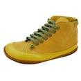 thumbnail image 2 of CEHVOM Bottines Confortables pour Femmes en Cuir Uni à Talon Plat Bottes Chaussures Rétro, 2 of 2