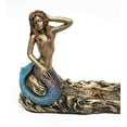 thumbnail image 5 of Beautiful Ocean Mermaid Sun Bathing Candle Incense Burner Holder Figurine Statue, 5 of 5
