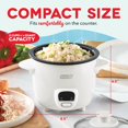 Dash Mini Rice Cooker Steamer with Removable Nonstick Pot, Keep Warm