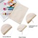 thumbnail image 3 of 12 piezas de bolsa de lona para manualidades en blanco, estuche para lápices, bolsa de lona para maquillaje, bolsa de cosméticos, bolsa de viaje multiusos para artículos de tocador, bolsas, 3 of 6