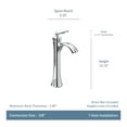 thumbnail image 2 of Moen Wynford Brushed Nickel One-Handle Bathroom Faucet, 2 of 7