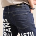 thumbnail image 4 of Mens Jeans Casual Retro Straight Leg Trend Stretch Denim Shorts with Pockets Slim Fit Jorts Men Dark Blue XXL, 4 of 8