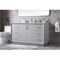 thumbnail image 6 of Elegant Lighting Vf19660 Hayes 60" Free Standing Single Basin Vanity Set - White, 6 of 7