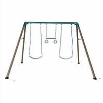 Lifetime Kids 7.3 ft. High Metal Swing Set with Belt Swings (90952)