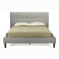 thumbnail image 3 of Atlin Designs Upholstered King Platform Bed in Gray, 3 of 3