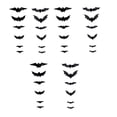 thumbnail image 3 of Pegatinas de Pared de Murciélagos LED Macarena 36 piezas, 3 of 7