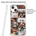 thumbnail image 4 of Winter Collage Case Compatible with iPhone 14,Aesthetic Art Design TPU Bumper Cover Case, 4 of 5