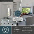 thumbnail image 2 of Standford 3 Light Brushed Nickel Bathroom Vanity Fixture, 2 of 9