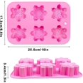 thumbnail image 2 of Silicone Mold for Snowflakes, 2pcs Silicone Mold Snowflake Mold Handmade Soap Molds Silicone Soap Mold Soap DIY Molds Handmade Christmas Molds, 2 of 5