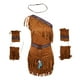 thumbnail image 2 of Conjunto de disfraz indio de ante con borlas étnicas para mujer, traje de cosplay americano SG, 2 of 9
