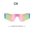 thumbnail image 5 of Sunglasses Shock Gothic Punk Goggles for Fishing Driving Men Ladies , pink pink plated, 5 of 7