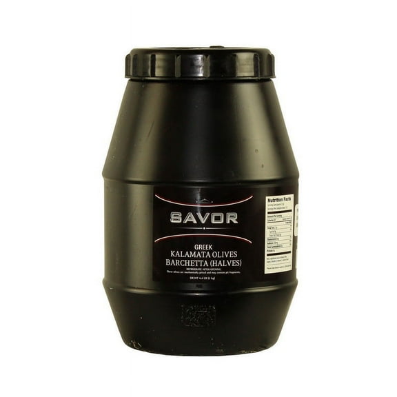 (Price/case)Savor 601464 Kalamata Barchetta Halves 4-2 Kilogram