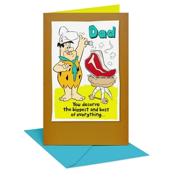 American Greetings The Flintstones Father's Day Card for Dad (Best Steak Ever)