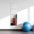 thumbnail image 1 of Azulejos de Espejo de Pared de Longitud Completa, 12 x 12 x 4 Piezas sin Marco, Espejo de Pared de Vidrio para Gimnasio en casa, Puerta, recámara, Sala de Estar, 1 of 31