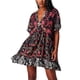 thumbnail image 1 of WILLBEST Vestidos Verano para Mujer Vestidos Bohemios para Mujer Vestido Fluido Mini Vestido con Volantes Cuello En V Profundo Casual Floral Extra Grande, 1 of 3