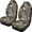 Leaves Hunting, variant on XYZCANDO Stretchable Auto Seat Covers Set Sedan Van Vehicle, Breathable Washable Automotive Accessories Set of 2 Stretchy Cloth Leaves Hunting