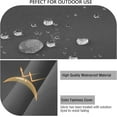 thumbnail image 3 of Gasee 3 Pack of Outdoor Seat Cushion Replacement Set Suitable for 4 Pieces of Wicker Rattan Furniture Set Sofa Chair (36x18x2, 18x18x2), Only Cover, 3 of 6