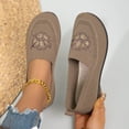 thumbnail image 2 of Purcolt Mesh Loafers for Women Comfort Casual Floral Embroidery Round Toe Slip On Boat Shoes Lightweight Soft Sole Flats Shoes for Walking Travel Vacation, 2 of 6