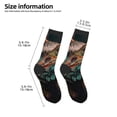 thumbnail image 2 of Rocae Realistic Colorful Chameleon for Girls Boys Crew Socks,Children's Socks, Kids Socks, Toddler Socks: Daily Wear with Kids School Uniform, 2 of 5