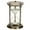 Brass Hourglass Sand Solid Round 6" x 6" x 9", variant on DecMode 7" x 12" Silver Metal Hourglass Sand Timer, 1-Piece