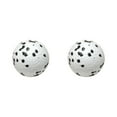 thumbnail image 2 of Juguete de rugby para perros Greeniant con rebote irregular ETPU 7cm 2Conjunto Blanco negro, 2 of 6
