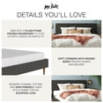 thumbnail image 6 of Mr. Kate Daphne Upholstered Bed with Vertical Channel Tufted Headboard, King, Dark Gray Linen, 6 of 22