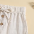 thumbnail image 5 of Ketyyh-chn99 Long Pants for Boys Toddler Kids Clothes Casual Pants Solid Color Breathable Waistband Trousers 2-3 Years,White, 5 of 5