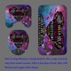 thumbnail image 4 of Juego de 4 cortinas de ducha para niña negra, diseño de mariposas azules y moradas con motivos afroamericanos, decoración de baño para mujer negra afroamericana, cortina de ducha de tela impermeable,, 4 of 7