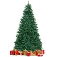 thumbnail image 1 of Patiojoy 7.5FT Artificial Xmas Tree Hinged Fake Xmas Tree with 2254 PVC Branch Tips Foldable Metal Stand, 1 of 10