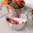 thumbnail image 1 of SHOWERORO 5pcs Stainless Steel Prep Bowls Mixing Bowls for Cooking and Baking, 1 of 7