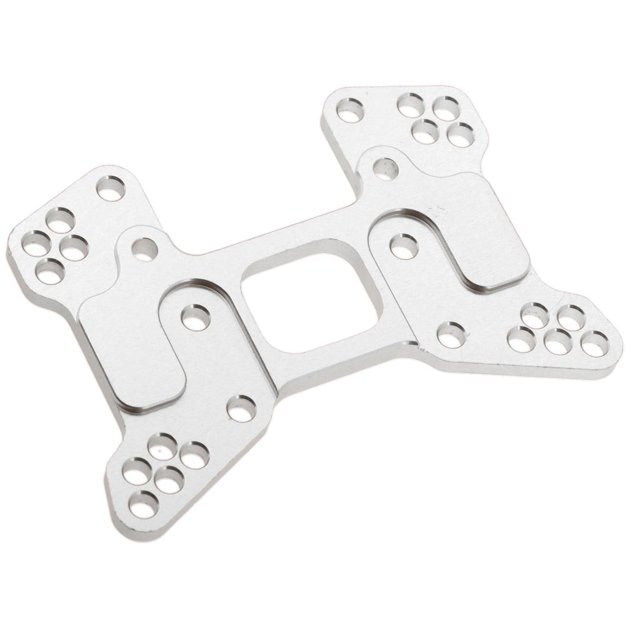para HSP 94105 Piezas de Actualización licencia de Amortiguador de Choque de Torre de Choque Trasero de Aluminio Blanco Yotijar RC Torre de Choque Trasero
