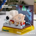 thumbnail image 6 of Brickcraft Family Guy Stewie and Brian Box! Collectible Building Kit (201-Piece Set), Family Guy Display Cube, TV Collectible Gift for Fans Ages 8+, 6 of 13