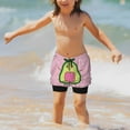 thumbnail image 7 of Cauagu Cute Avocado Print Swim Trunks for Men,Youth Boys Swim Shorts Compression Liner Beach Shorts Boys' Swimming Shorts 7-20 Years Bathing Suit-X-Large, 7 of 7