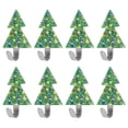 thumbnail image 2 of Sticking Hook,8Pcs Christmas Tree Sticking Wall Hook Self Adhesive Hook Ultra Responsive, 2 of 8