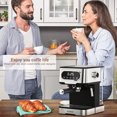 Kwister Espresso Machine 15 Bar Latte Cappuccino Maker with Frother New