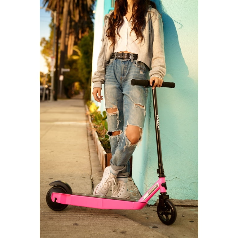 Razor Black Label E90 Electric Scooter - Pink, for Child Ages 8+