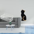 thumbnail image 2 of Escultura De Figura De Gato De Resina Para Sala De Estar, Dormitorio, Entrada, Estantería, Adorno De Escritorio, Animal Coleccionable Decorativo, 2 of 8