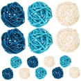 thumbnail image 6 of HOMEMAXS Rattan Decorative Balls for Decoration 15pcs Multi Wicker Orbs Vase Fillers Table Centerpiece Craft, 6 of 8
