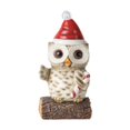 thumbnail image 1 of Escultura de búho navideño, figura decorativa, con adorno de búho decorativo ligero, estatua de búho de ojos grandes para chimenea de cocina Dulce, 1 of 8