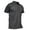 Black, variant on Summer T-shirts for Men Solid Tops Lightweight Breathable Short Sleeve Tops Button Closure Crew Neck Solid Color Hiking Running Athletic Wear Gym Training Workout