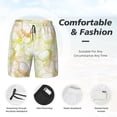 thumbnail image 5 of Fotbe Lemon Potatoes Men’s Swim Trunks Quick Dry Swim Shorts Board Shorts with Mesh Lining-X-Large, 5 of 9