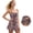 Pink Zebra, variant on Pink Zebra Print Golf Dress for Women Sleeveless Tennis Dresses with Shorts and Pockets Spaghetti Strap Workout Athletic Dresses, Size S