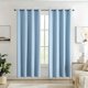 thumbnail image 1 of 1Pcs Blackouts Curtain Insulated Sunscreen Curtain Room Darkening Drapes No-Drill Window Coverings For BedroomBay Window Living Room Sunshade Curtain 59x63'', 1 of 6